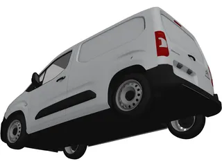 Citroen Berlingo Van SWB (2021) 3D Model preview