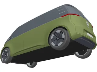 Volkswagen ID.Buzz Concept (2020) 3D Model preview