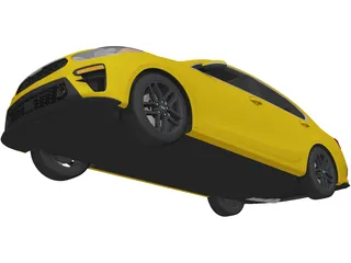 Kia Forte (2019) 3D Model preview