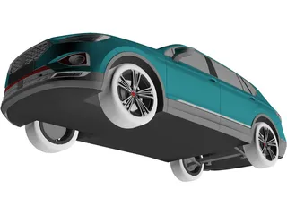 Seat Tarraco (2019) 3D Model preview