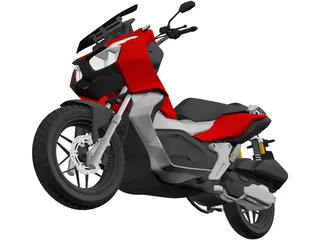 Honda ADV 150 3D Model preview