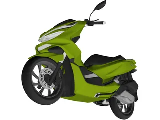 Honda PCX 150 3D Model preview