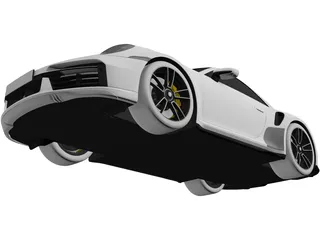 Porsche 911 Turbo S Cabrio (2021) 3D Model preview