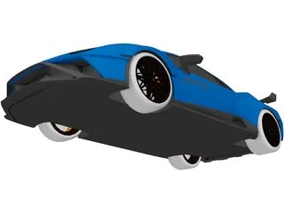 Lamborghini Huracan STO (2021) 3D Model preview
