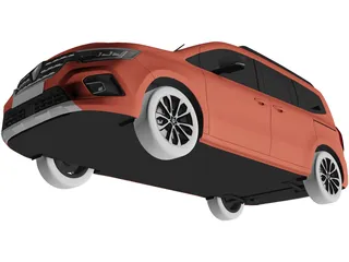 Renault Kangoo (2021) 3D Model preview