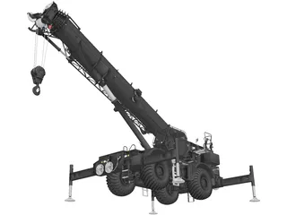 Manitiwoc GRT810 Crane 3D Model preview