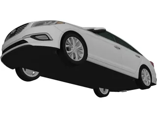 Hyundai Sonata (2014) 3D Model preview