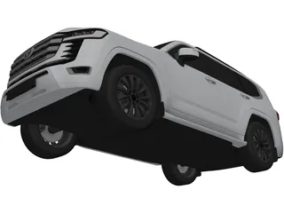 Toyota Land Cruiser 300 (2021) 3D Model preview