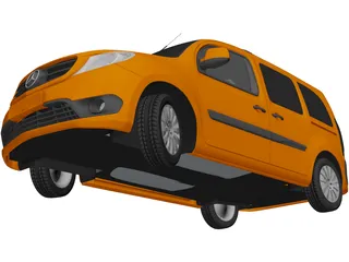 Mercedes-Benz Citan (2013) 3D Model preview