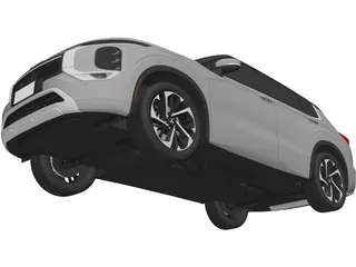 Mitsubishi Outlander (2022) 3D Model preview