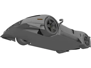 Ferrari P4/5 (2006) 3D Model preview
