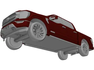 Ford F-150 Limited (2021) 3D Model preview