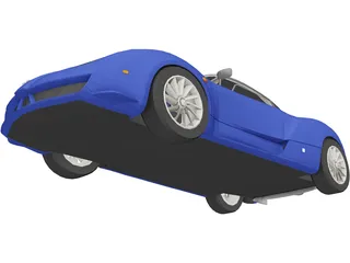 Spyker C12 Zagato 3D Model preview
