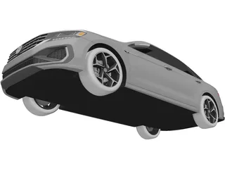 Volkswagen Passat R-Line (2020) 3D Model preview