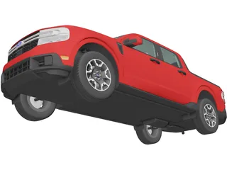 Ford Maverick Lariat (2022) 3D Model preview