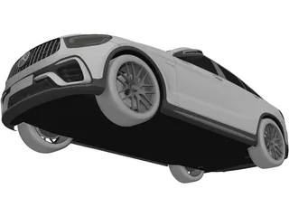 Mercedes-Benz GLC63S AMG Coupe (2020) 3D Model preview