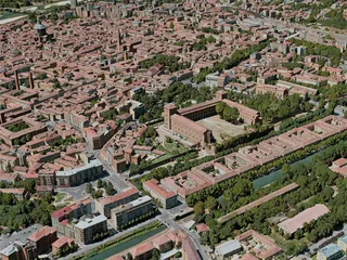 Pavia City, Italy (2021) 3D Model preview