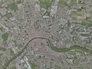 Pisa City, Italy (2021) 3D Model preview