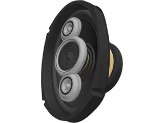 6x9 Jet Sound Speaker 3D Model preview