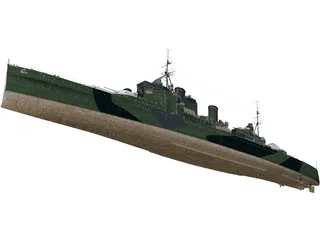 HMS London 3D Model preview