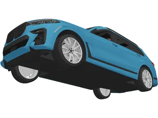BMW X7 (2021) 3D Model preview