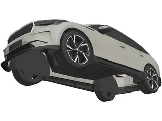 Skoda Enyaq iV (2022) 3D Model preview