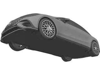 Mercedes-AMG EQE 53 (2021) 3D Model preview
