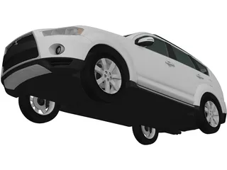Mitsubishi Outlander GT (2010) 3D Model preview