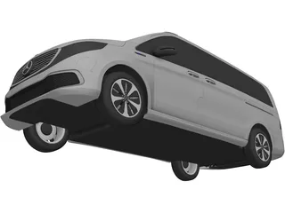 Mercedes-Benz Tourer EQV (2021) 3D Model preview
