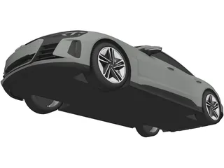 Audi e-tron GT (2022) 3D Model preview