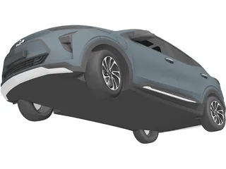 Chevrolet Bolt EUV (2022) 3D Model preview