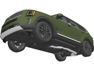 Kia Telluride (2020) 3D Model preview
