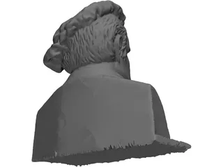 Richard Wagner Bust 3D Model preview