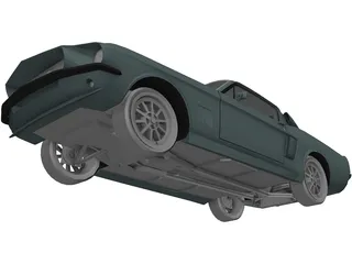 Ford Mustang Shelby GT500 (1967) 3D Model preview