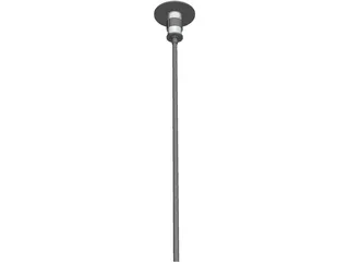 Poulsen Street Lamp 3D Model preview