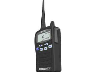 Radio VHF Dragoon 56 BH188 3D Model preview