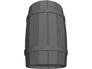 Barrel 3D Model preview