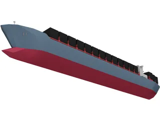 Container Ship 3D Model preview