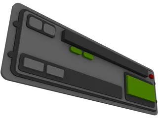 Tachograph for Truck 3D Model preview