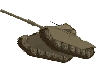 Centurion Mk.5 3D Model preview