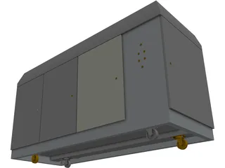 GSI Lumonics MW Classic Series Laser 3D Model preview