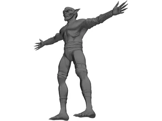 Orc 3D Model preview