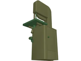 Wood Band Saw 20 in. 3D Model preview