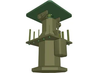 Spindle Sander Jet OVS_10 3D Model preview