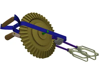 Egg Beater 3D Model preview