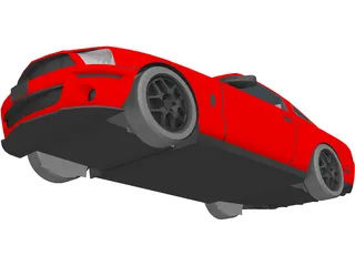 Ford Mustang Shelby GT500 3D Model preview