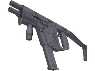 SMG Vector 45ACP 3D Model preview