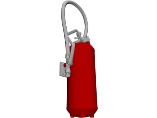 Fire Extinguisher 3D Model preview