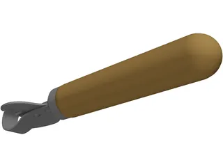 Can Opener 3D Model preview