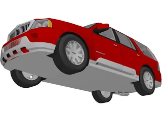 Lincoln Navigator (2004) 3D Model preview